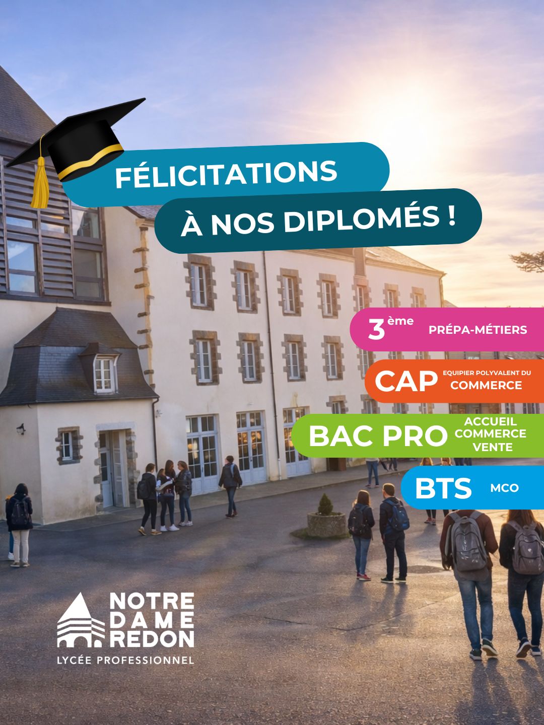 You are currently viewing Félicitations à nos diplômés !